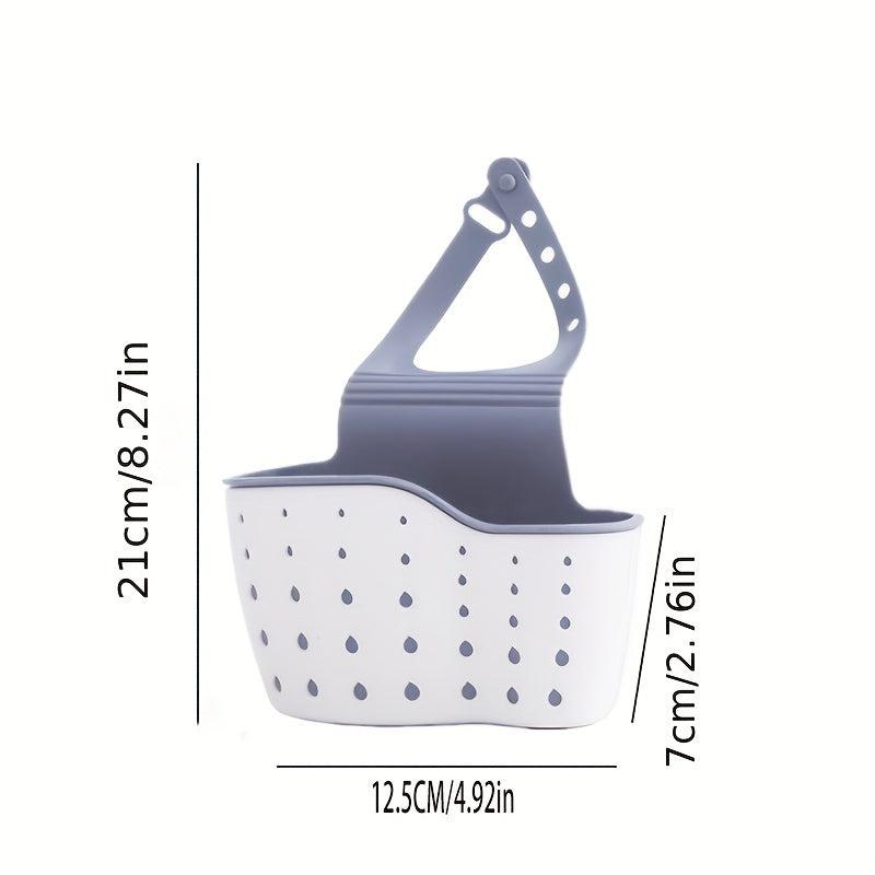 Sink Sponge Rack Organizer Silicone Multifunctional Drainage Adjustable Strap