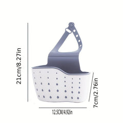 Sink Sponge Rack Organizer Silicone Multifunctional Drainage Adjustable Strap