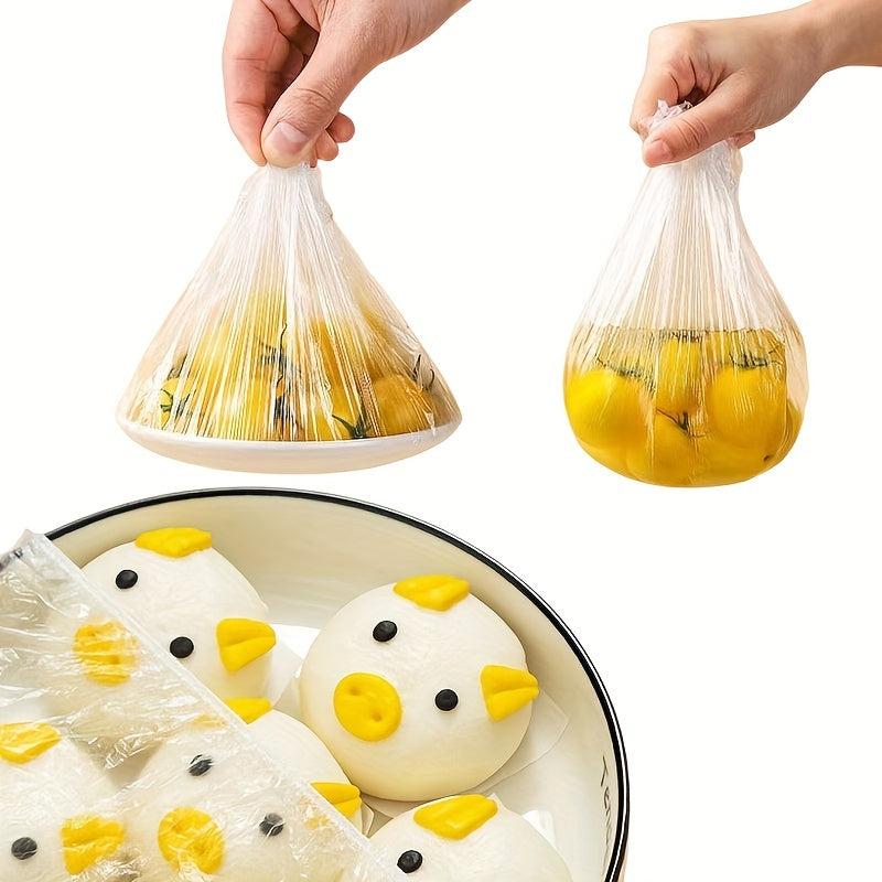 200pcs Fresh Keeping Cover Retractable Elastic Bag