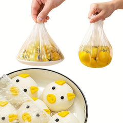 200pcs Fresh Keeping Cover Retractable Elastic Bag