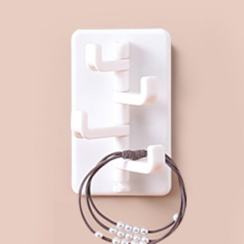 Self Adhesive Swivel Wall Mounted Hook for Bathroom and Kitchen
