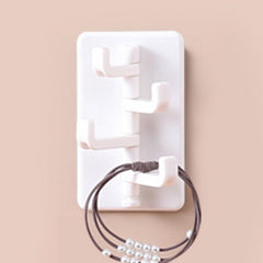 Self Adhesive Swivel Wall Mounted Hook for Bathroom and Kitchen