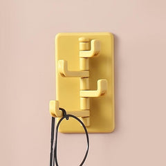 Self Adhesive Swivel Wall Mounted Hook for Bathroom and Kitchen