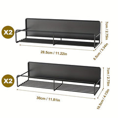 Magnetic Refrigerator Storage Rack Seasoning Rack Four piece Set
