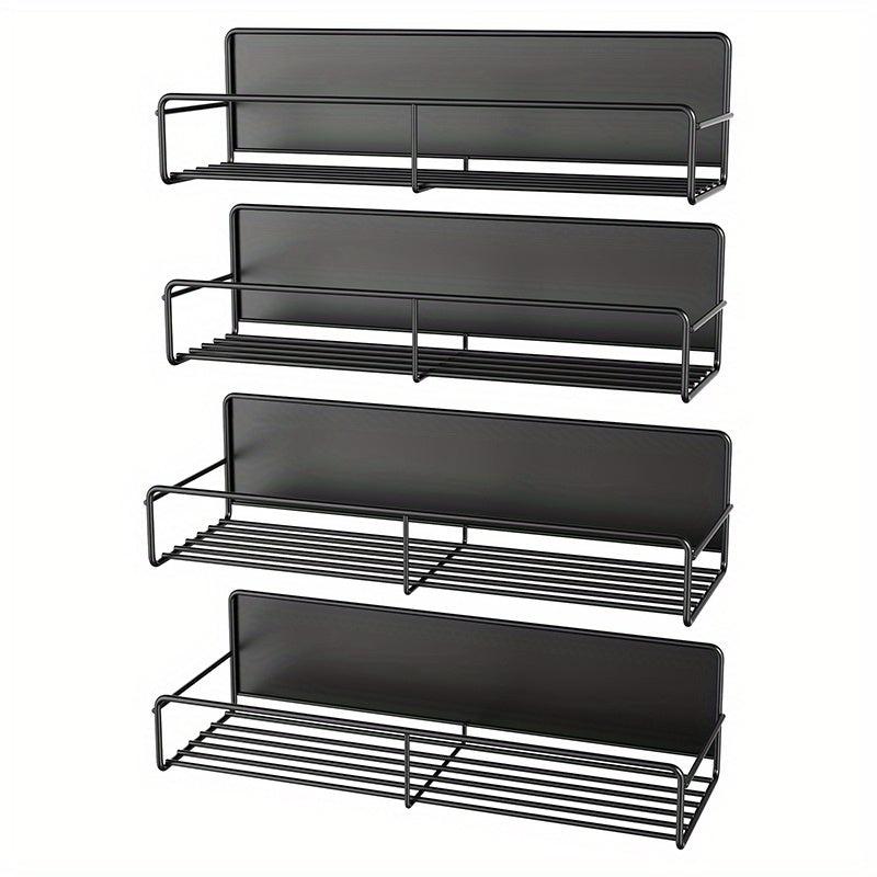 Magnetic Refrigerator Storage Rack Seasoning Rack Four piece Set