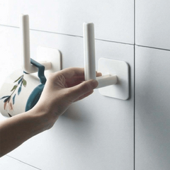 Wall Mounted L Shape Hook for Coats Hats Towels - Easy Installation