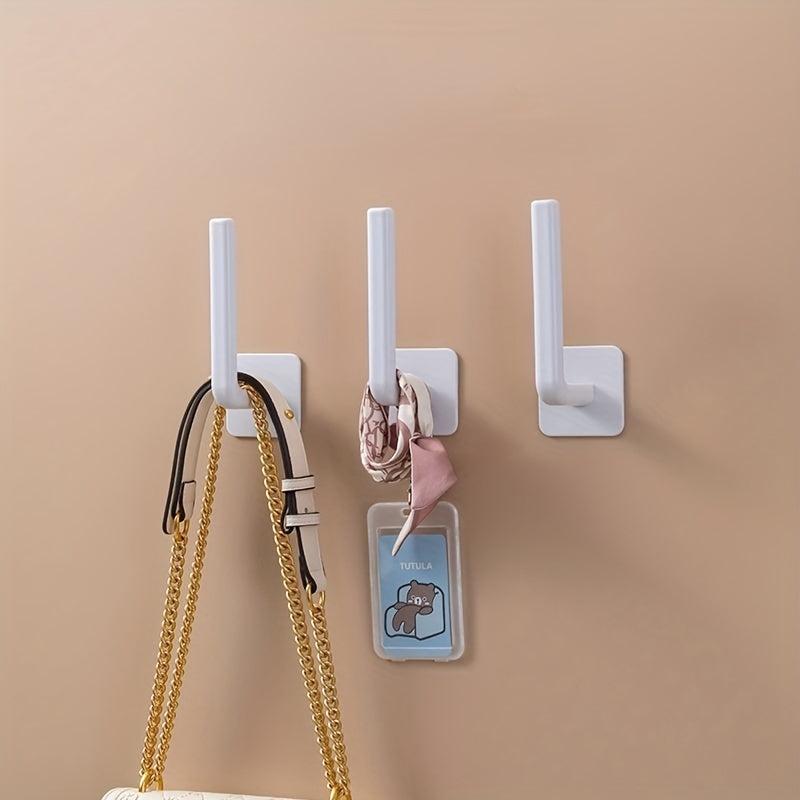 Wall Mounted L Shape Hook for Coats Hats Towels - Easy Installation