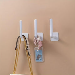 Wall Mounted L Shape Hook for Coats Hats Towels - Easy Installation