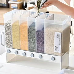 Large Capacity Grid Food Dispenser Storage Container