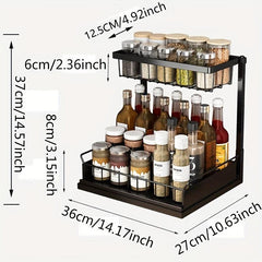 Kitchen Under Sink Rack Tiered Storage Pull Out Organizer