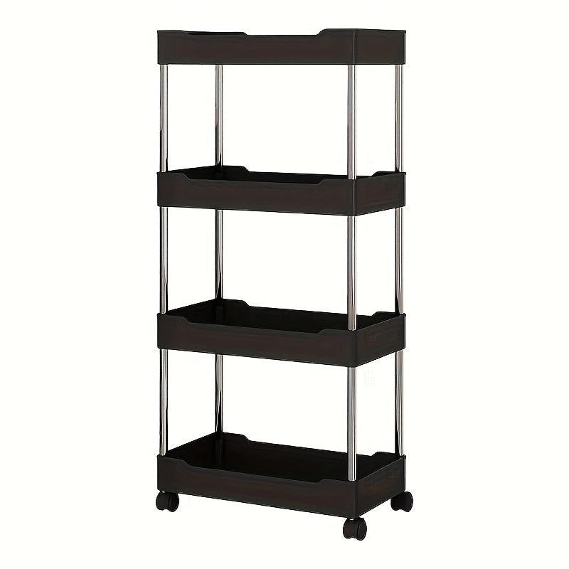Plastic Stroller Storage Rack Floor Shelf Bathroom Storage Rack
