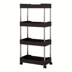 Plastic Stroller Storage Rack Floor Shelf Bathroom Storage Rack