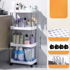 Plastic Stroller Storage Rack Floor Shelf Bathroom Storage Rack