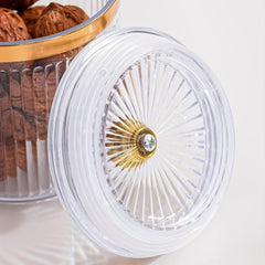 Stripes Storage Jar with Airtight Lid