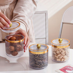Stripes Storage Jar with Airtight Lid