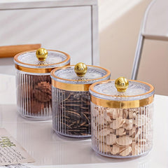 Stripes Storage Jar with Airtight Lid