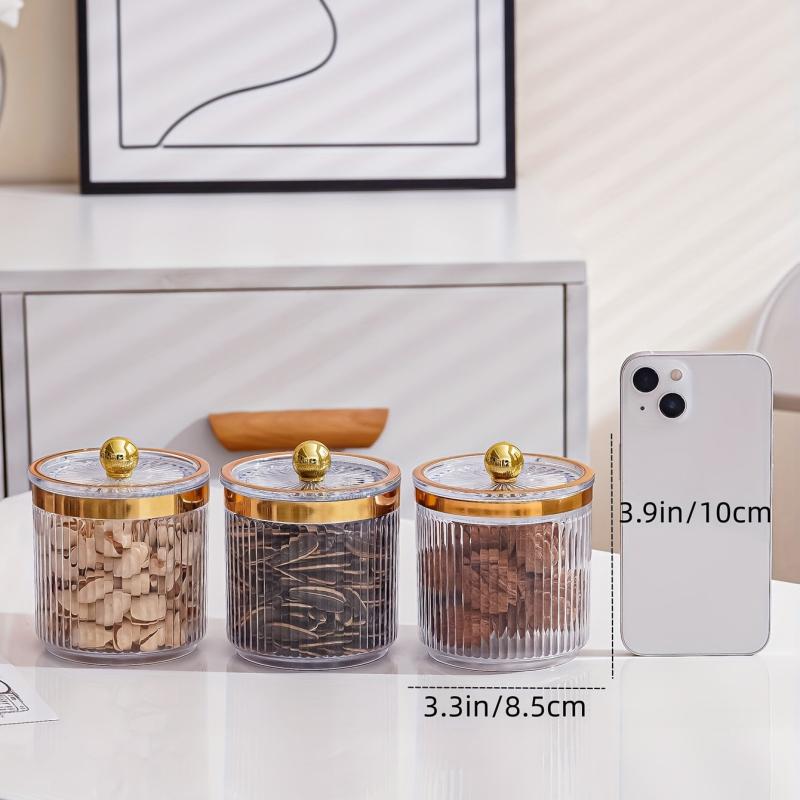 Stripes Storage Jar with Airtight Lid