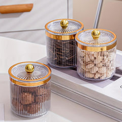 Stripes Storage Jar with Airtight Lid