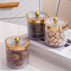 Stripes Storage Jar with Airtight Lid