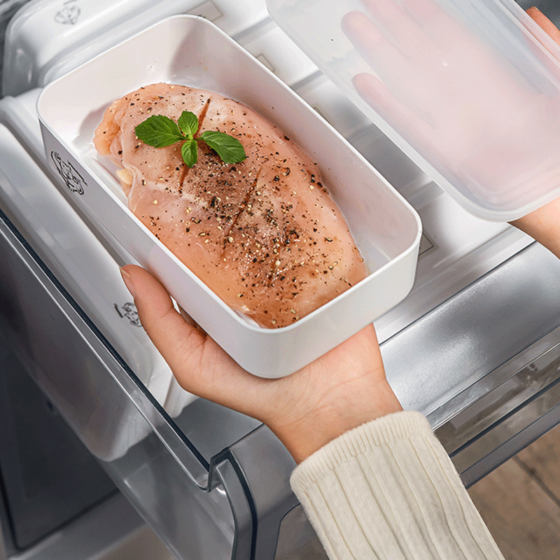 Chicken Breast Fresh Keeping Box - Microwave and Freezer Safe