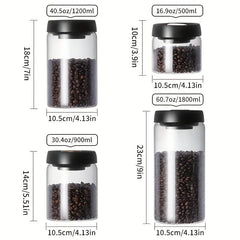 High Borosilicate Glass Vacuum Jar 500-1800ml