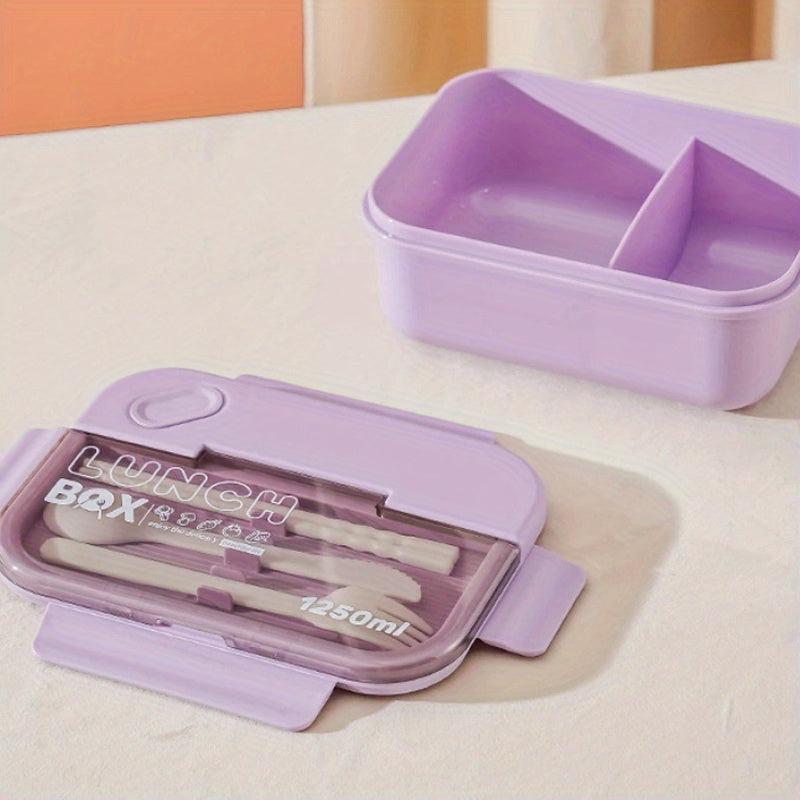 Sealed Bento Box Set with Fork & Chopsticks