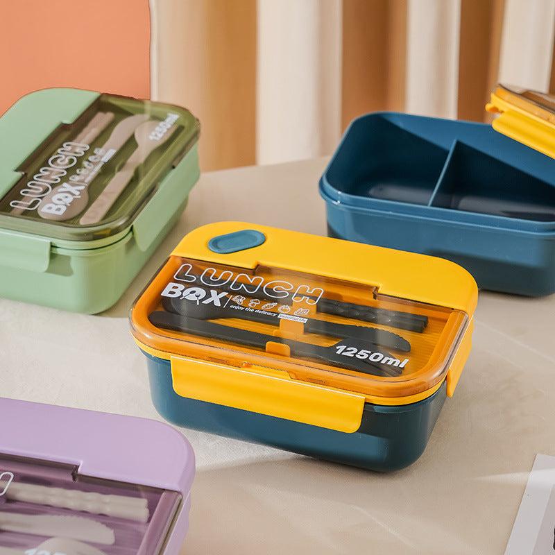 Sealed Bento Box Set with Fork & Chopsticks