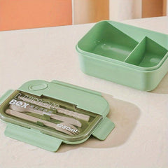 Sealed Bento Box Set with Fork & Chopsticks
