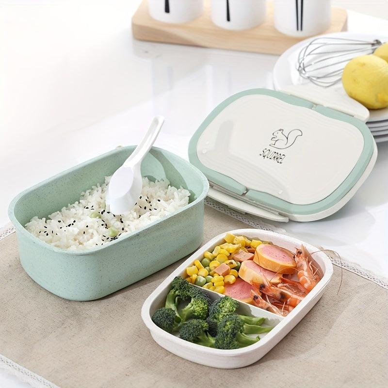 Adult Bento Box Double Layer Leakproof Lunch Container Microwave Safe