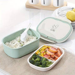 Adult Bento Box Double Layer Leakproof Lunch Container Microwave Safe