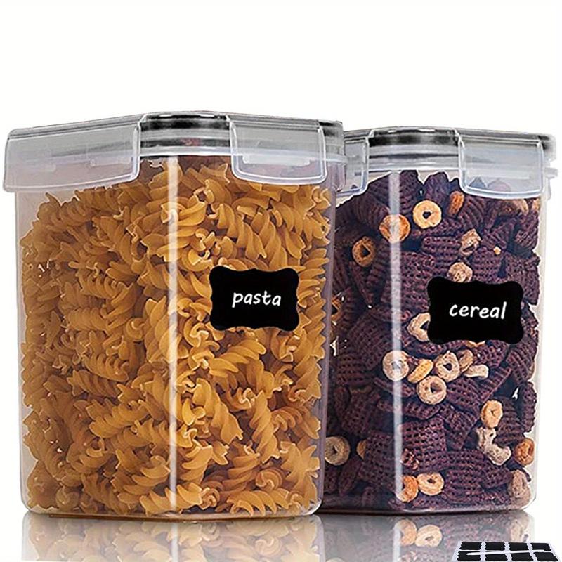 2pcs BPA Airtight Food Storage Containers 1 5qt 1 6L + Labels & Marker