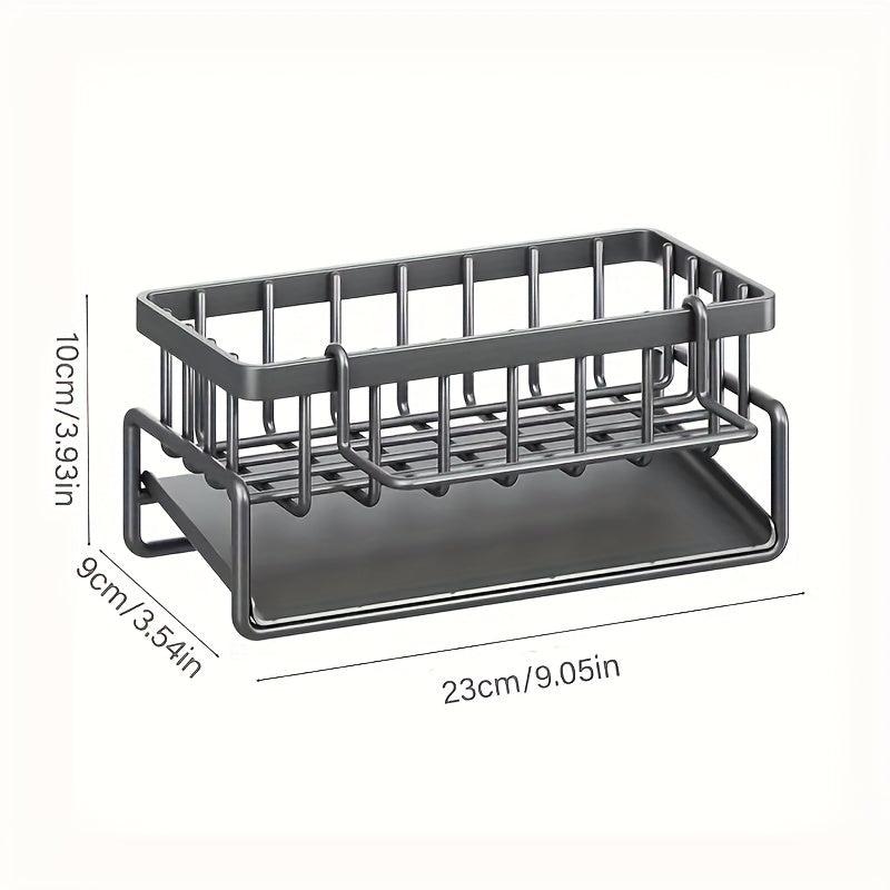 Kitchen Sink Caddy Organizer Faucet Sponge Holder