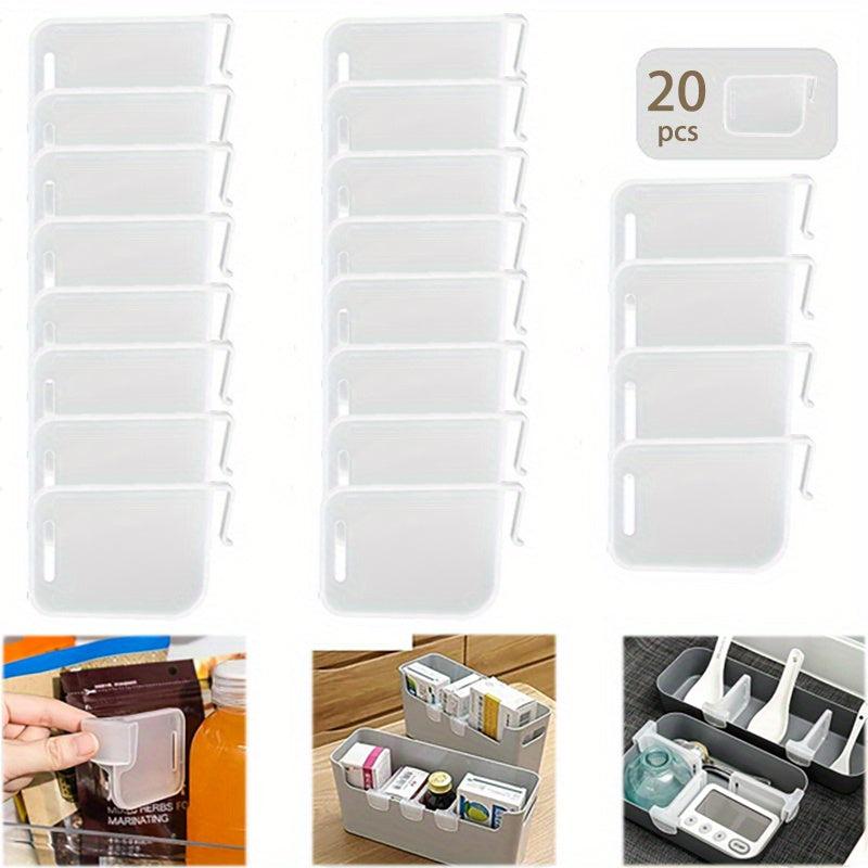 20pcs Refrigerator Dividers Fridge Space Allocator Kitchen Gadgets