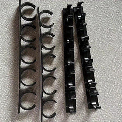 4pcs Wall Mount Spice Rack for Seasoning Bottles and Tanks