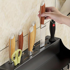 Punch Kitchen Storage Rack Wall-mounted Seasoning & Tableware Shelf
