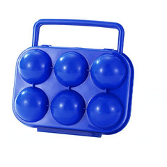 6 Eggs Container Holder Egg Storage Box with Handle - Outdoor Portable Camping