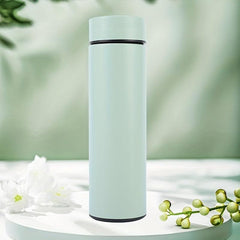 500ml Stainless Steel Water Bottle with Temperature Display and Cup