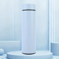 500ml Stainless Steel Water Bottle with Temperature Display and Cup