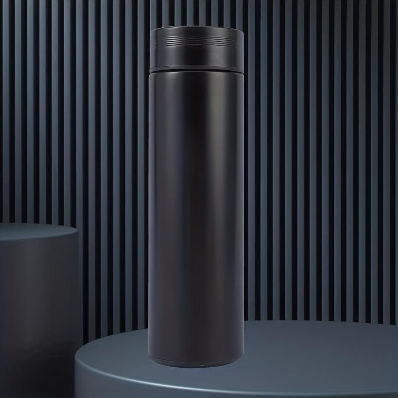 500ml Stainless Steel Water Bottle with Temperature Display and Cup