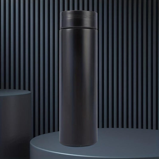 500ml Stainless Steel Water Bottle with Temperature Display and Cup