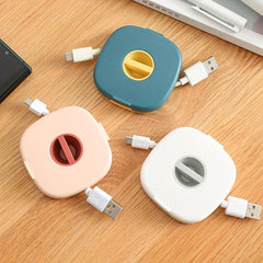 Rotatable Cable Storage Box Winder for Mobile Phones