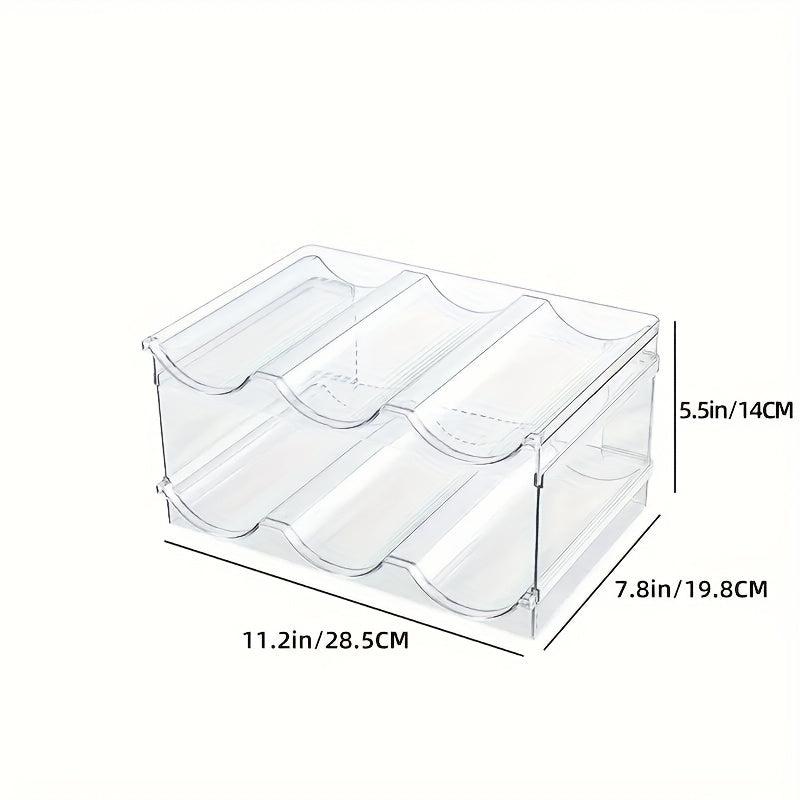 Water Bottle Organizer for Cabinet, Stackable Holder