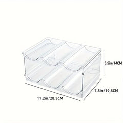 Water Bottle Organizer for Cabinet, Stackable Holder