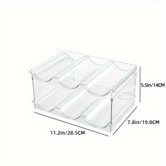 Water Bottle Organizer for Cabinet, Stackable Holder
