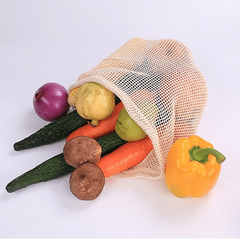 Reusable Mesh Vegetable Bags for Produce Storage and Gifting