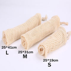 Reusable Mesh Vegetable Bags for Produce Storage and Gifting