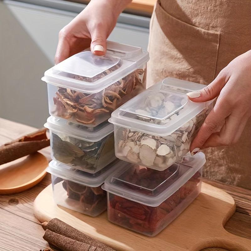 1pc Stackable Seasoning Box Freshness Preservation Storage Box Kitchen