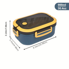Eco Friendly Square Lunch Box Microwave Safe Divided Bento Box Leakproof