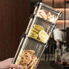 1Pc Transparent Food Storage Containers, Fresh & Secure