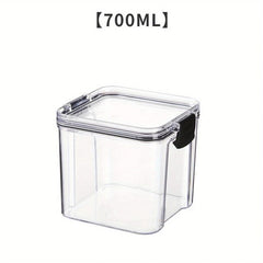 1Pc Transparent Food Storage Containers, Fresh & Secure